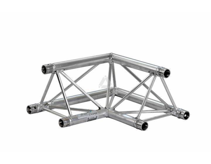 E20D C003 Triangle Truss Corner (3-Point), 2-Way 90°, silver