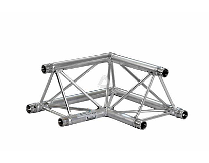 E20D C003 Triangle Truss Corner (3-Point), 2-Way 90°, silver image 1