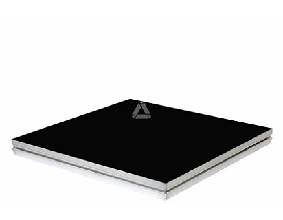 BasicLine Black Coated 1x1m image 1