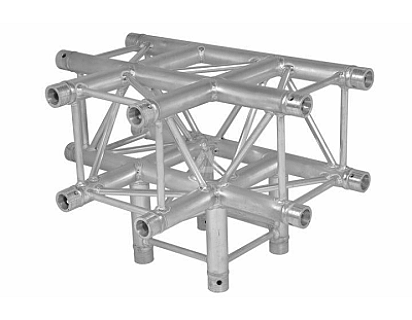 H30V C020 Square Truss Corner (4-Point), 30 4-Way, silver image 1