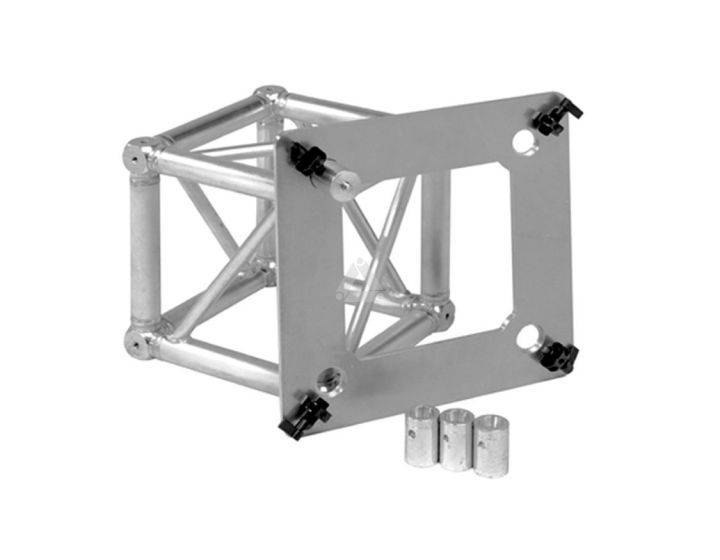 40 Square Truss Box Corner Mounting Kit (4-Point), silver