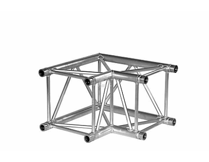 H40V C003 Square Truss Corner (4-point), 40 2-Way 90°, silver image 1