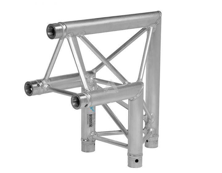 X30D C006 Triangle Truss Corner (3-Point), 2-way 90°AU, silver