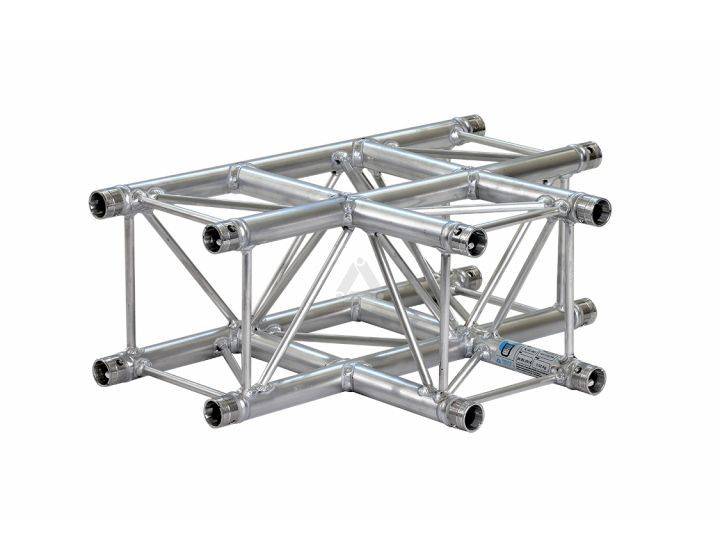 E20V C017 Square Truss Corner (4-point), 3-Way T-Joint, silver