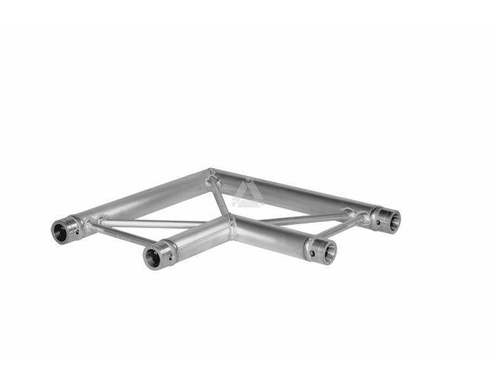 X30L C003F Flat Truss Corner (2-point), 2-Way 90° Flat, silver