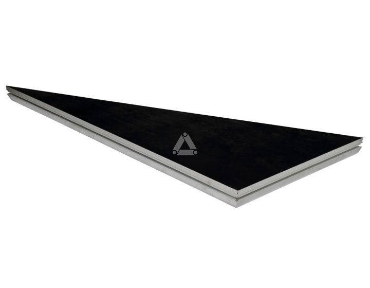 Basicline Unfinished Triangle Right 2x1m
