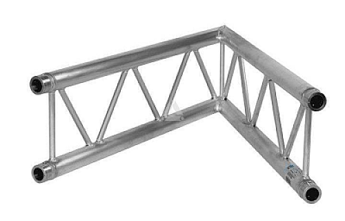 H40L C004U Flat Truss Corner (2-point), 2-Way 120° UP, silver image 1