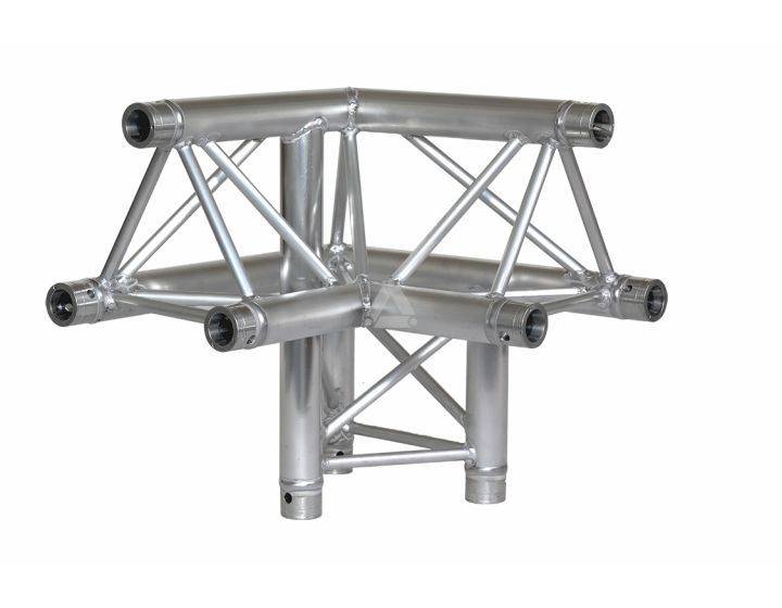X30D C010 Triangle Truss Corner (3-point), 3-Way R. AU, silver