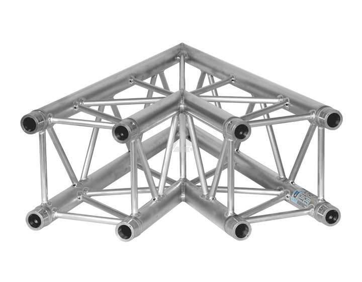 H30V C001 Square Truss Corner (4-Point), 2-way 45°, silver