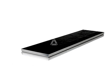 Basicline Black Coated 2x0.5m image 1