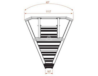 Fixed Corner 45° Inside image 1