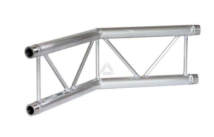 H40L C005U Flat Truss Corner (2-Point), 2-Way 135° Up, silver