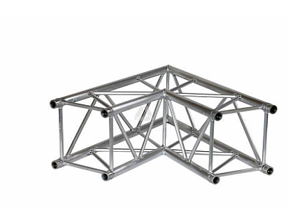H40V C002 Square Truss Corner (4-Point), 2-way 60°, silver image 1