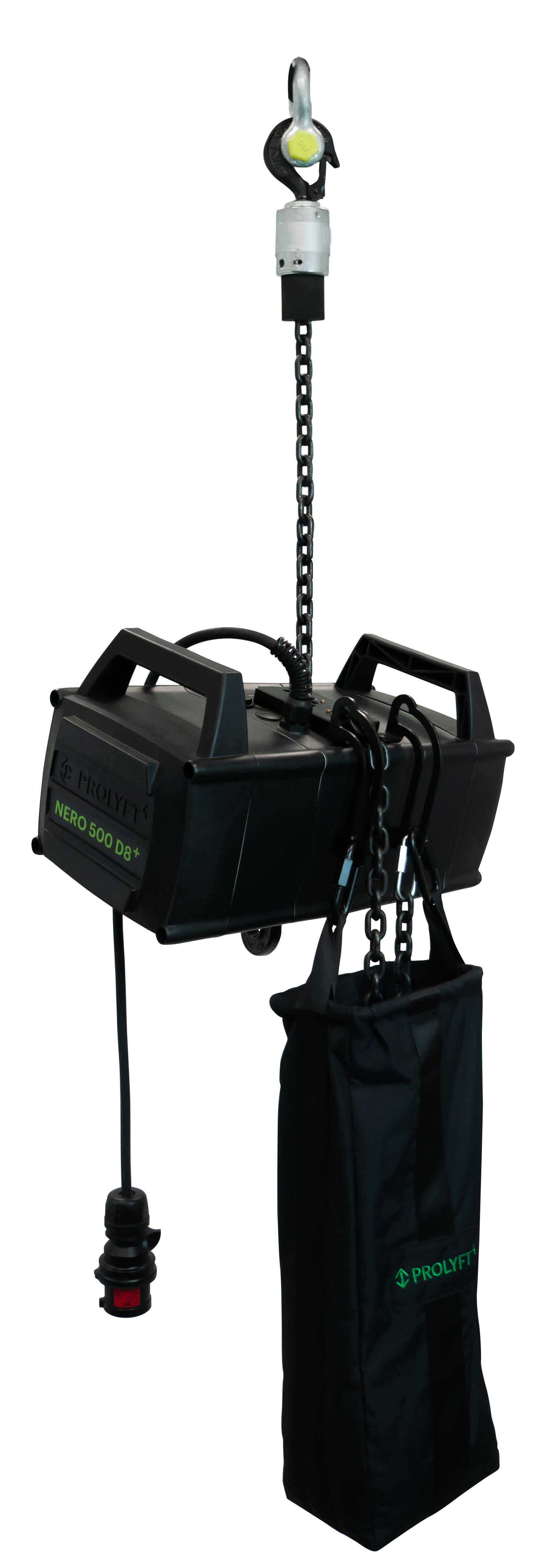 500 kg, D8 Plus, Prolyft Nero Hoist, Direct Control