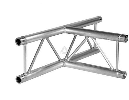 H40L C017U Flat Truss Corner (2-Point), T-Joint Up, silver image 1