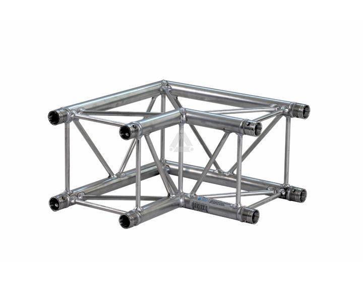 E20V C003 Square Truss Corner (4-Point), 2-Way 90°, silver