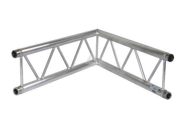 H40L C002U Flat Truss Corner (2 -Point), 2-way 60° Up, silver