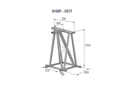 S100F-C017 3-Way T-Joint image 1