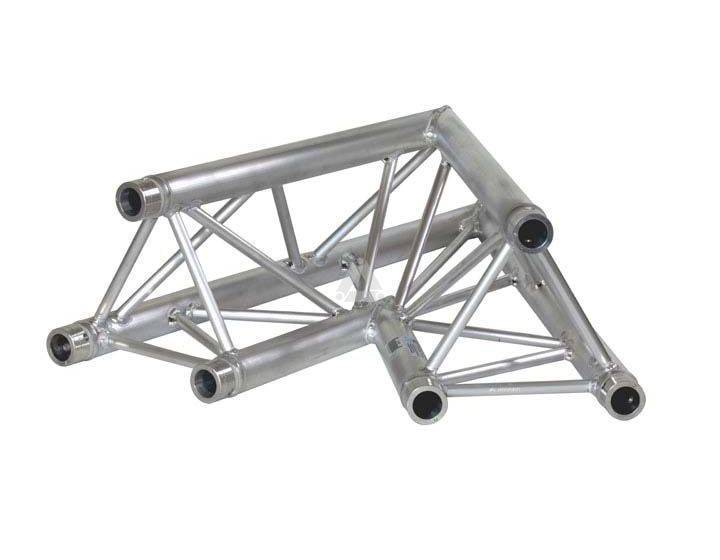 H30D C001 Triangle Truss Corner (3-Point), 2-way 45°, silver