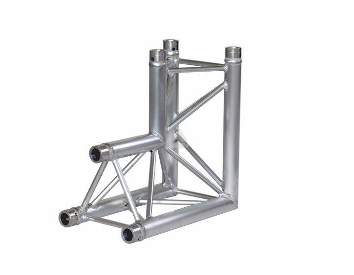 X30D C007 Triangle Truss Corner (3-Point), 30 2-way 90° AD, silver
