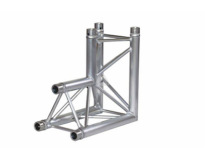 X30D C007 Triangle Truss Corner (3-Point), 30 2-way 90° AD, silver image 1