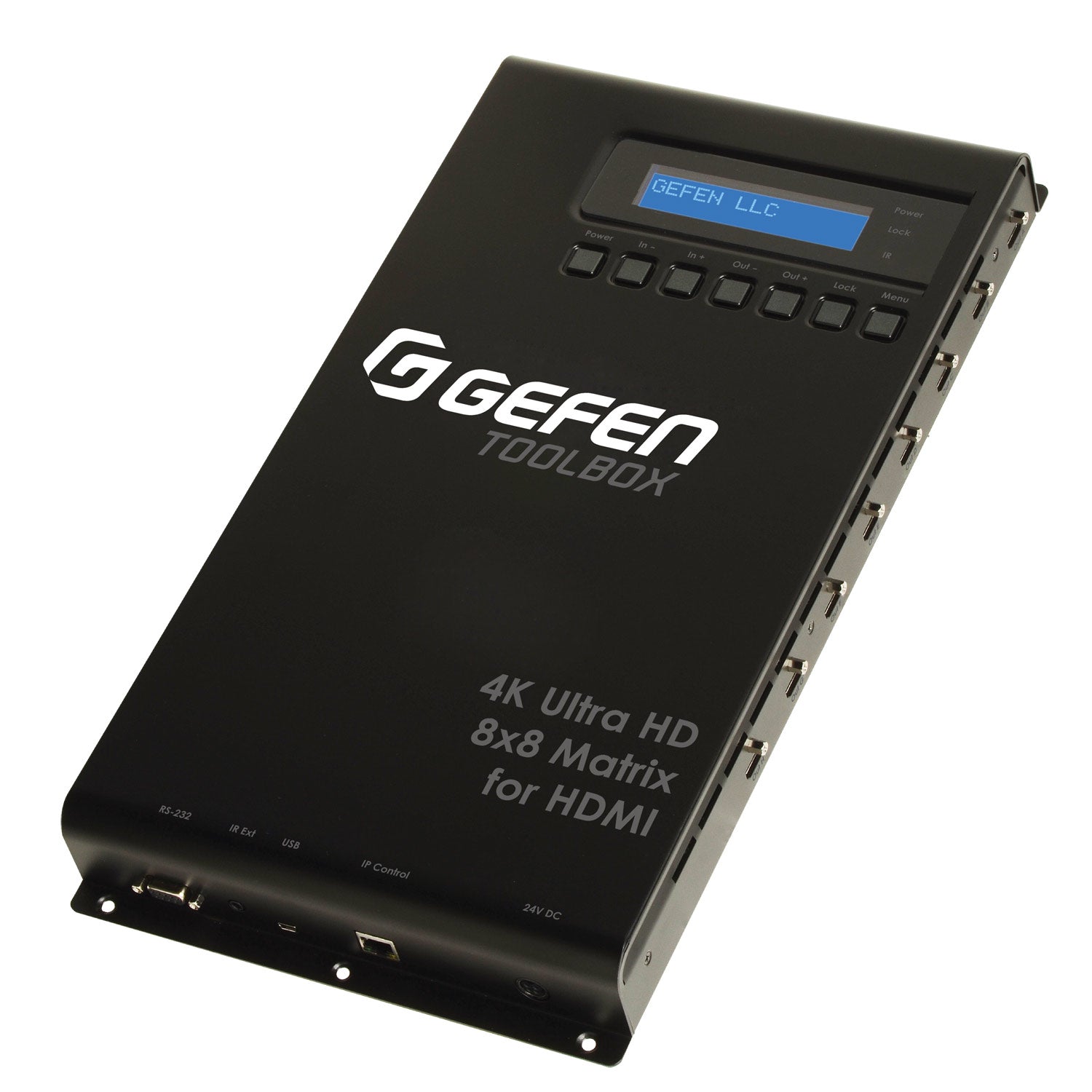 ToolBox 4K Ultra HD 8x8 HDMI Matrix Switcher w/ HDMI 2.0 & HDCP 1.4 (GTB-HD4K2K-848-BLK)