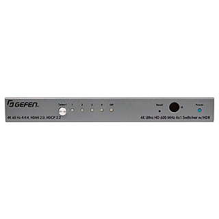 Ultra HD 600 MHz 4x1 Switcher for HDMI w/ HDCP 2.2, HDR, & Auto-Switching image 1