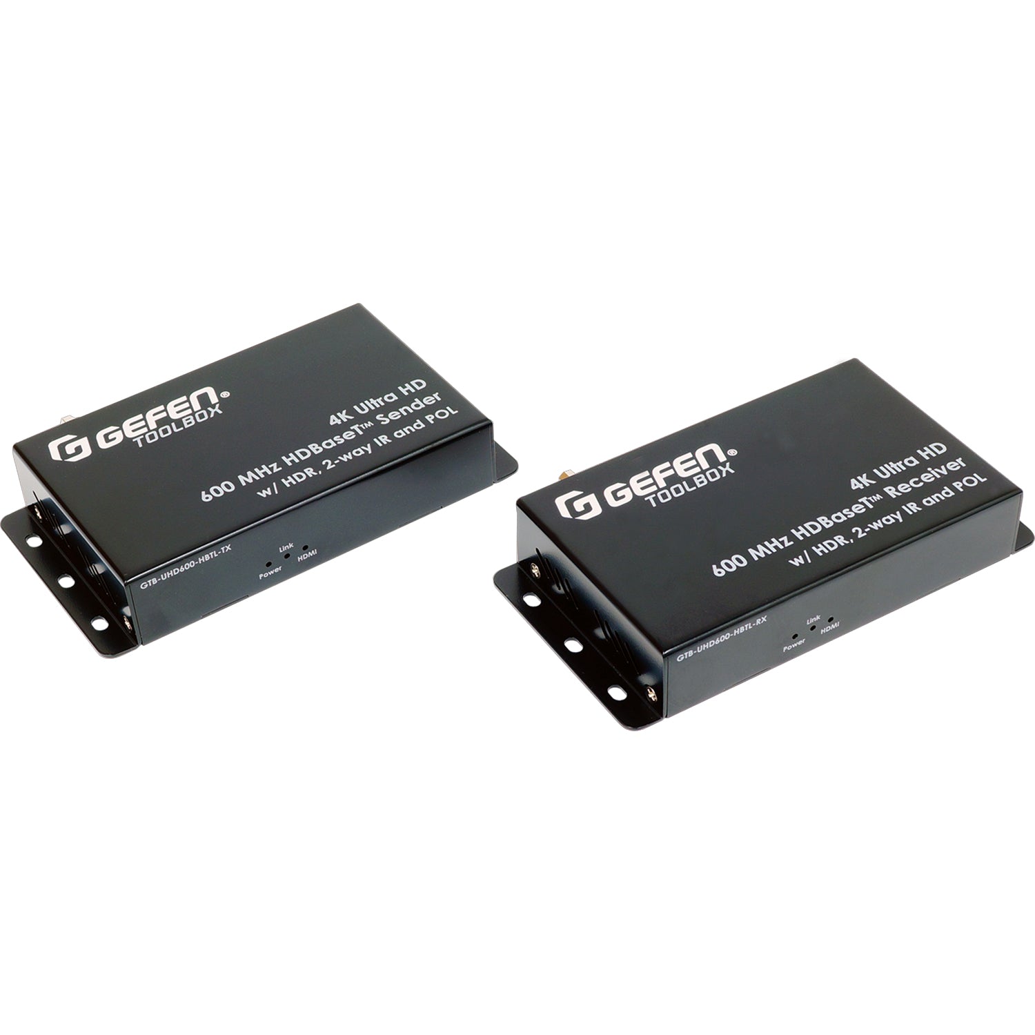 4K Ultra HD 600 MHz HDBaseT Extender with HDR, 2-Way IR, and POL (GTB-UHD600-HBTL)