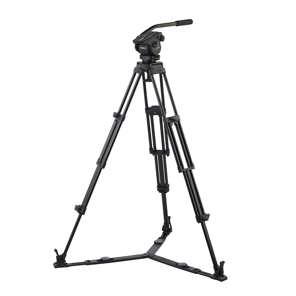 Vision blue5 Two-Stage Aluminium Tripod System with Ground Spreader