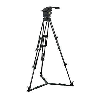 Vision 100 2-Stage Aluminium Tripod System with Ground Spreader image 1