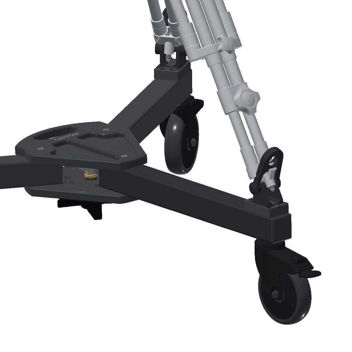 HD Dolly 125mm Single Wheels