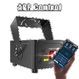 APP Control Waterproof 12W RGB Scanner Pattern Animation Laser Light image 2