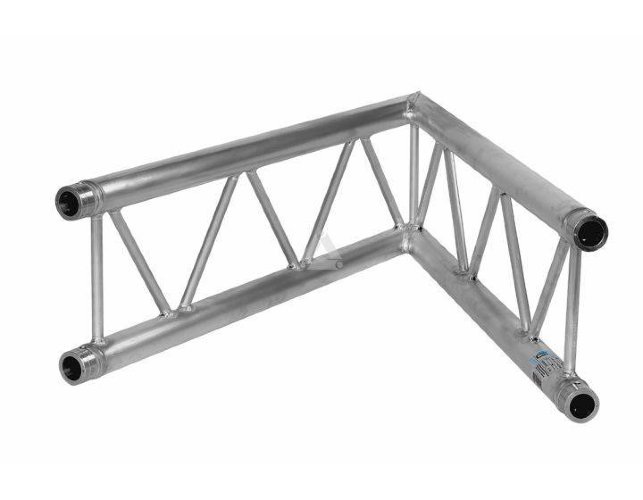 X30L C001U Flat Truss Corner (2-point), 2-Way 45° Up, silver