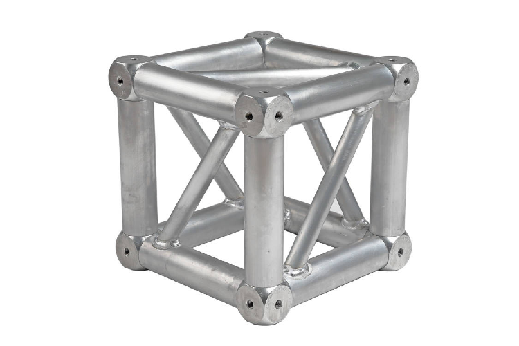 30V Square Truss Box Corner (4-Point), silver