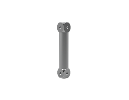 NX/NH32 Corner Block, 2-way, 90°, silver image 1
