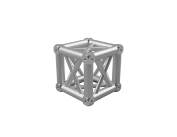 NX/NH33 Corner Block, 2-way, 90°, down, silver