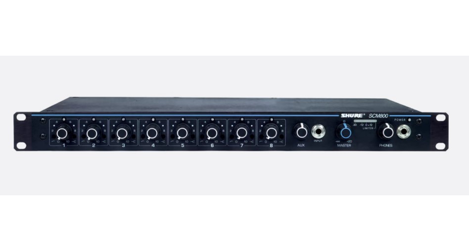 SCM800 8-Channel Microphone Mixer