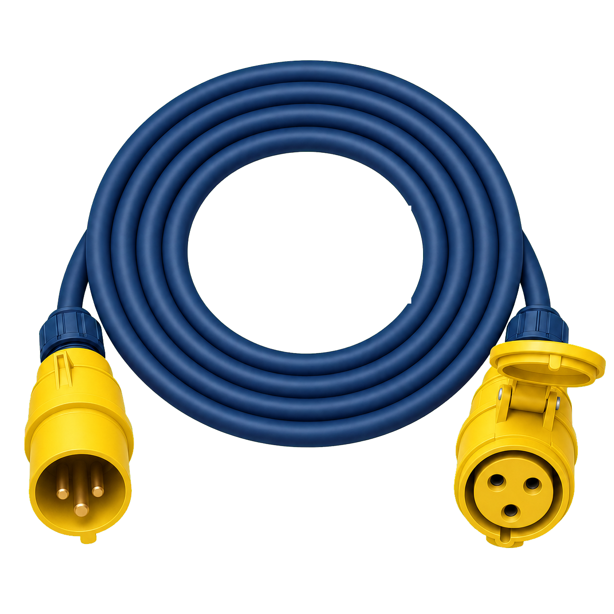 Stromkabel CEE 1 x 16 A, 3-polig, 120 V, 2,5 mm², 2,5 m