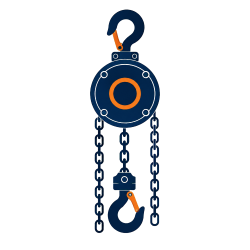 Manual Chain Hoist, 1000 kg (2200 lb), 10 m (33 ft) Chain image 1