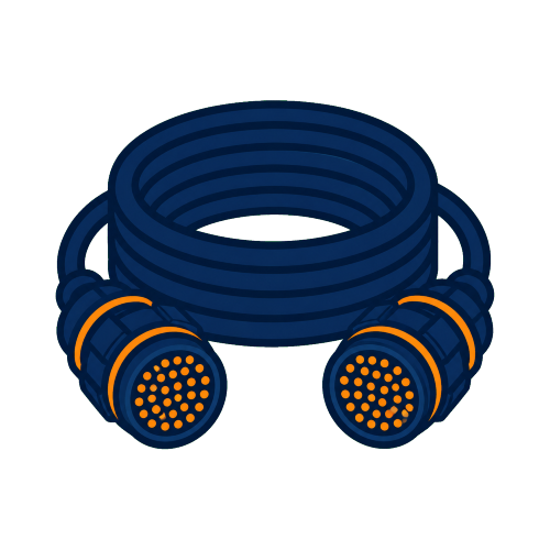 Multicore 16-pin 15m gy Multicore Cable image 1