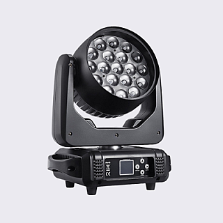 19x15W RGBW Aura Wash Zoom Moving Head IP20 image 1