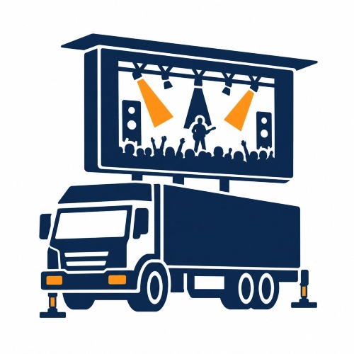 LED-Trailer, 15 m² Screen, Pixel Pitch: 3.9 mm SMD image 1