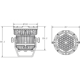 ELAR 180 PAR RGBAW WH image 1