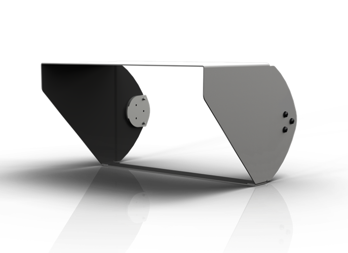 Anti-glare shield, half, PQI-3 POI