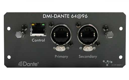 Dante Input/Output SD Rack card image 1
